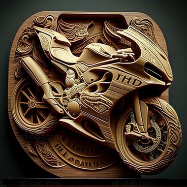 3D мадэль Ducati 1199 Panigale R (STL)